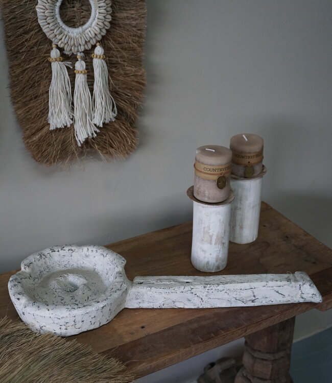 Rene Houtman Nepalese Houten Lepel | White Wash | L57 x B23 cm