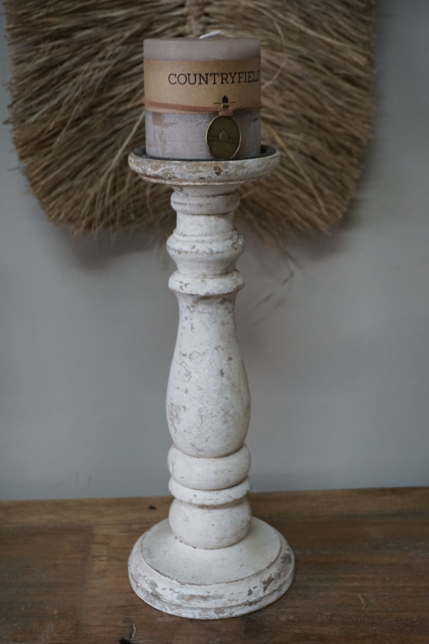 Rene Houtman Kandelaar Wit | Maat L | H31 x Ø10 cm
