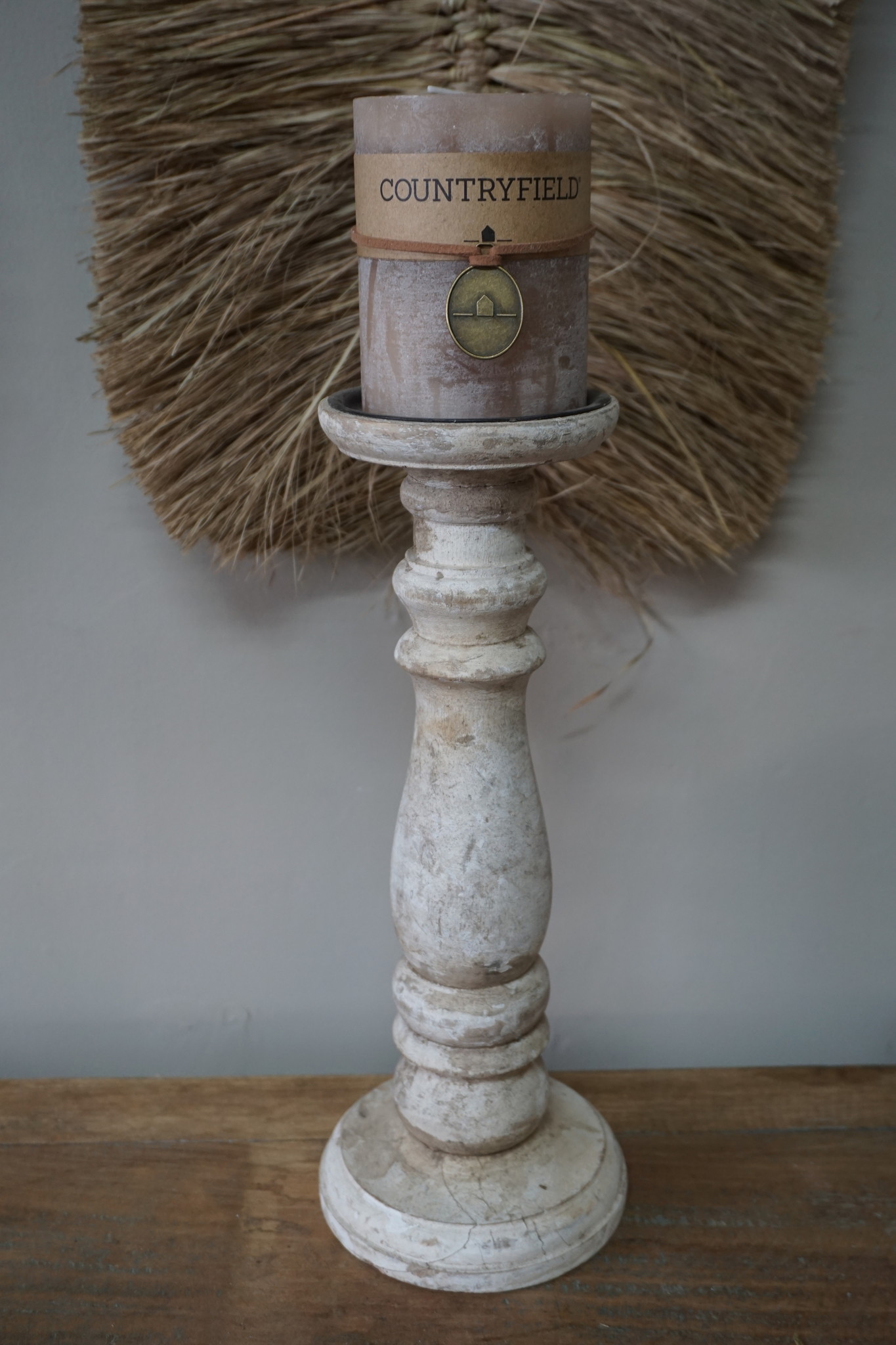 Rene Houtman Kandelaar Wit | Maat L | H31 x Ø10 cm