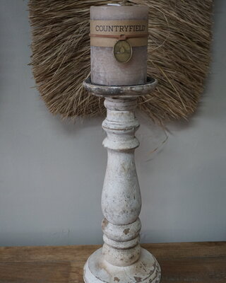 Rene Houtman Kandelaar Wit | Maat L | H31 x Ø10 cm