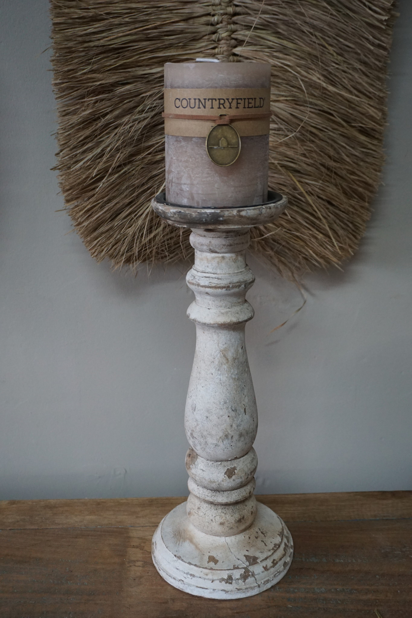 Rene Houtman Kandelaar Wit | Maat L | H31 x Ø10 cm