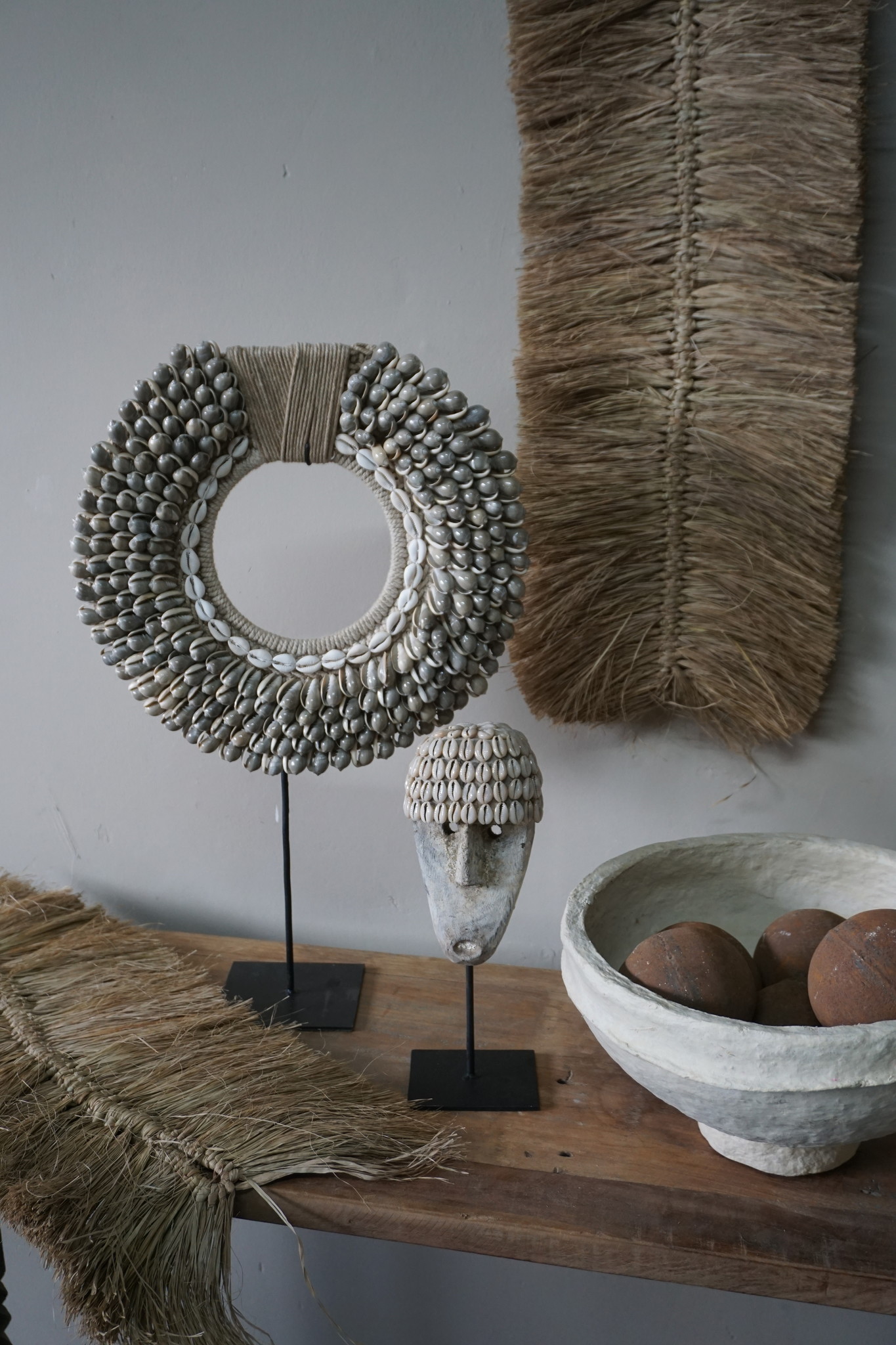 Rene Houtman Schelpenkraag Rond | H56 x B37 cm
