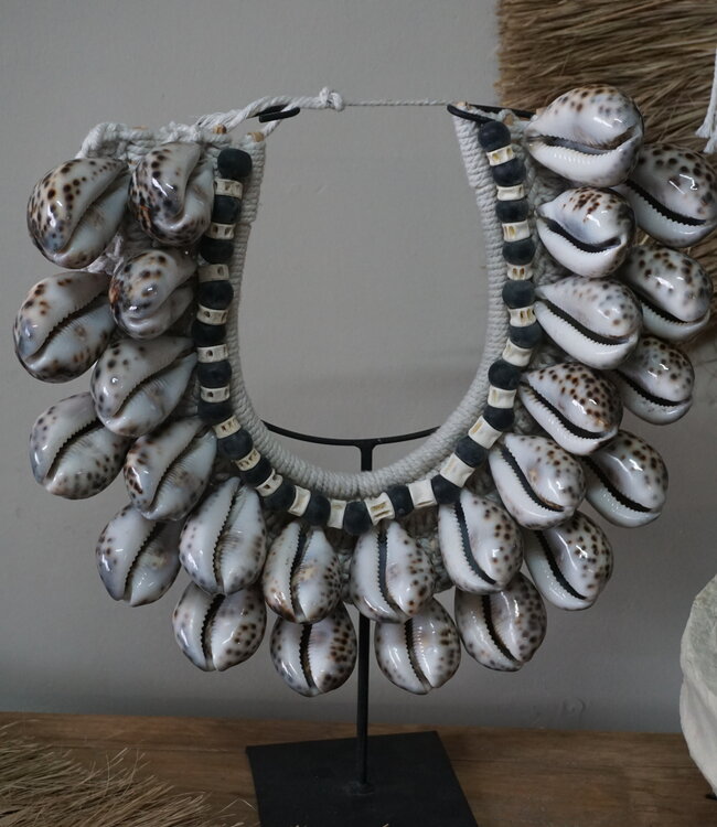 Rene Houtman Schelpenkraag Tijger | H39 x B33 cm