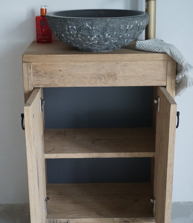 Rene Houtman Sonja Badkamermeubel | Eikenhout | Kies Je Maat