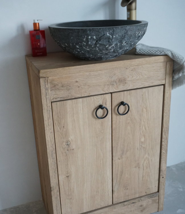 Rene Houtman Sonja Badkamermeubel | Eikenhout | Kies Je Maat