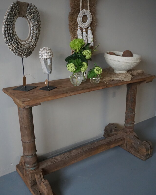 Rene Houtman Chinees Oud Houten Sidetable | H74 x B119 x D38 cm