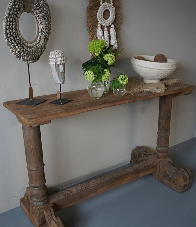 Rene Houtman Chinees Oud Houten Sidetable | H74 x B119 x D38 cm