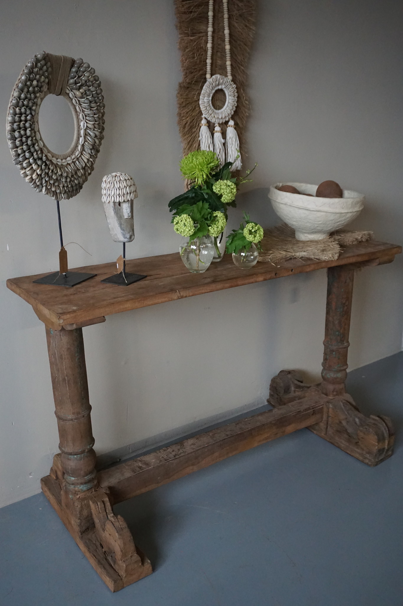 Rene Houtman Chinees Oud Houten Sidetable | H74 x B119 x D38 cm