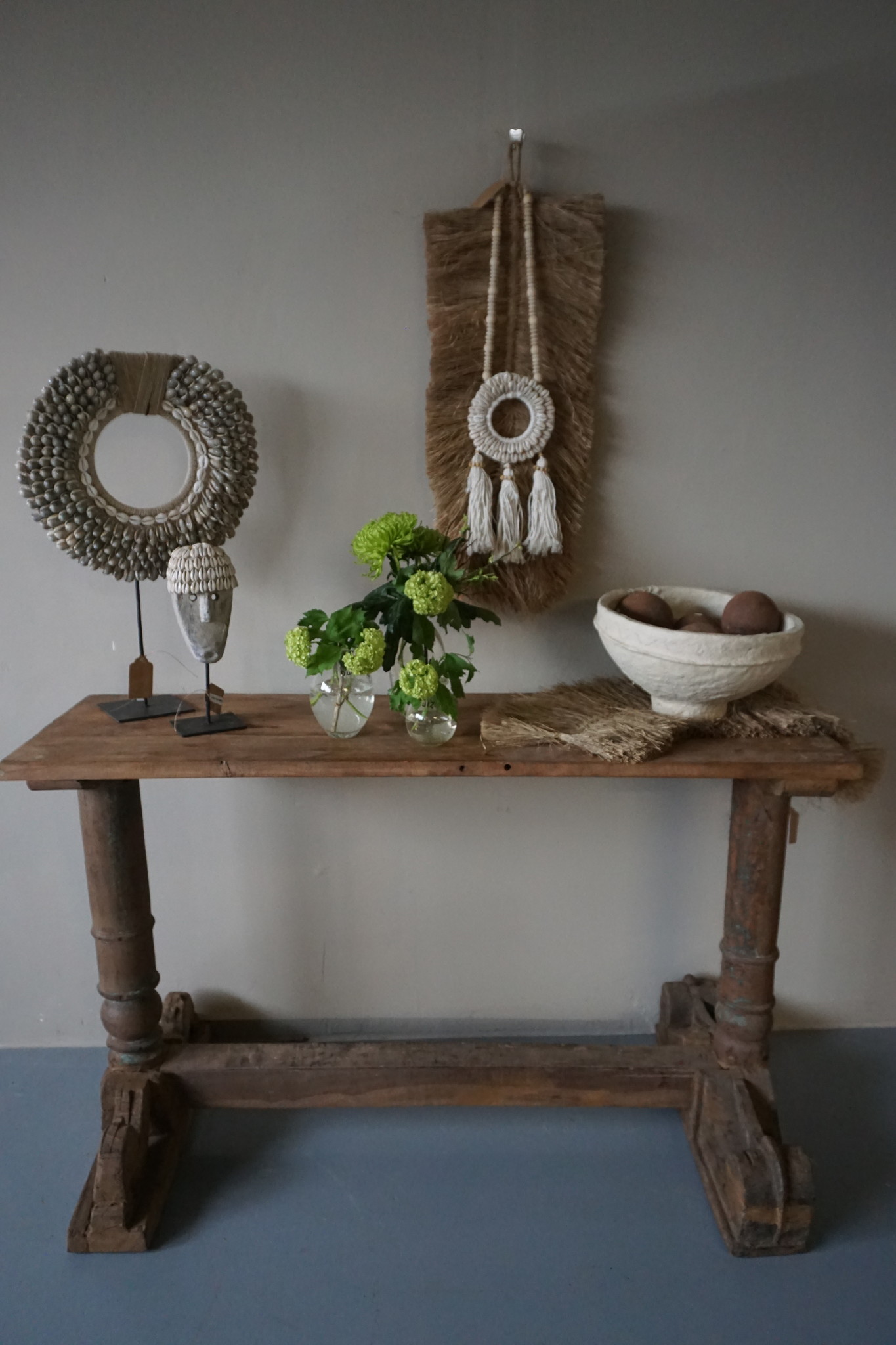 Rene Houtman Chinees Oud Houten Sidetable | H74 x B119 x D38 cm