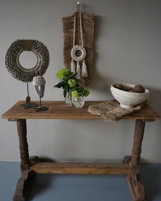Rene Houtman Chinees Oud Houten Sidetable | H74,5 x B120 x D38