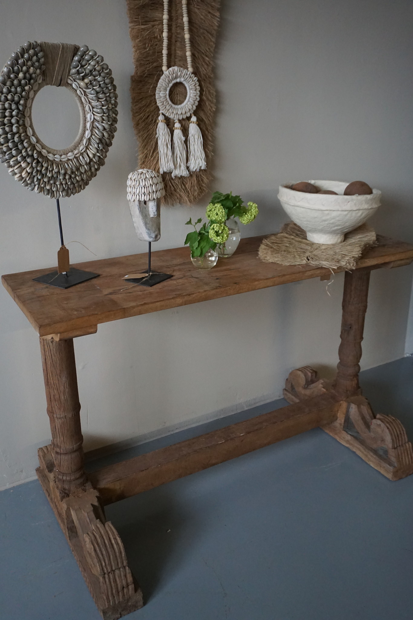 Rene Houtman Chinees Oud Houten Sidetable | H75 x B120 x D38,5 cm