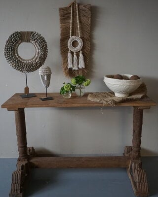 Rene Houtman Chinees Oud Houten Sidetable | H75 x B120 x D38,5