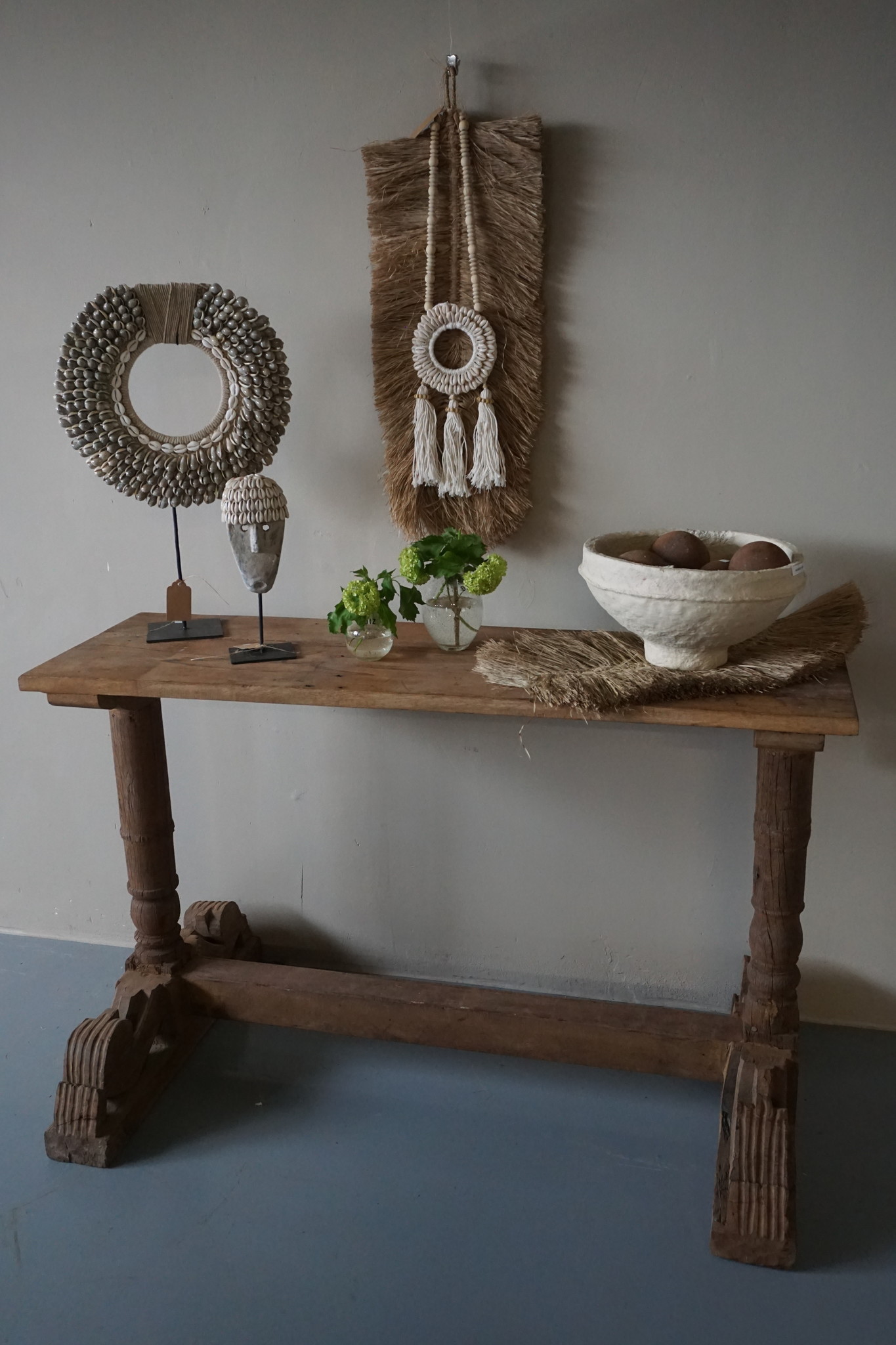 Rene Houtman Chinees Oud Houten Sidetable | H75 x B120 x D38,5 cm