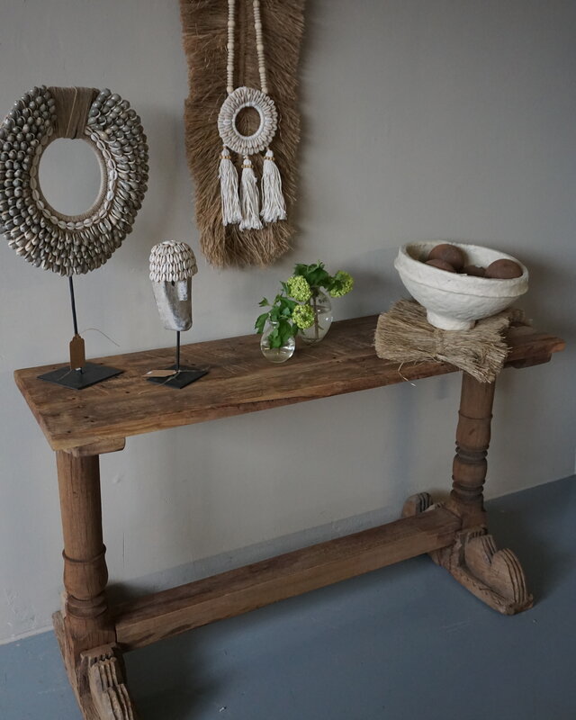 Rene Houtman Chinees Oud Houten Sidetable | H70 x B118 x D37,5 cm