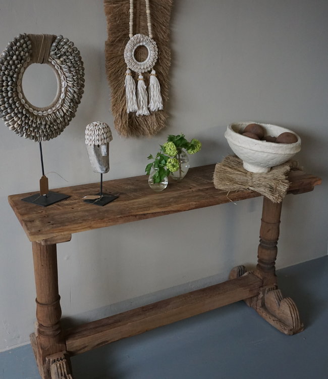 Rene Houtman Chinees Oud Houten Sidetable | H70 x B118 x D37,5 cm