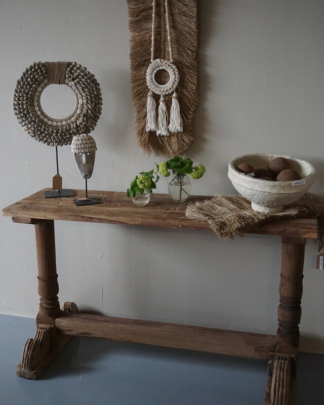 Rene Houtman Chinees Oud Houten Sidetable | H70 x B118 x D37,5 cm