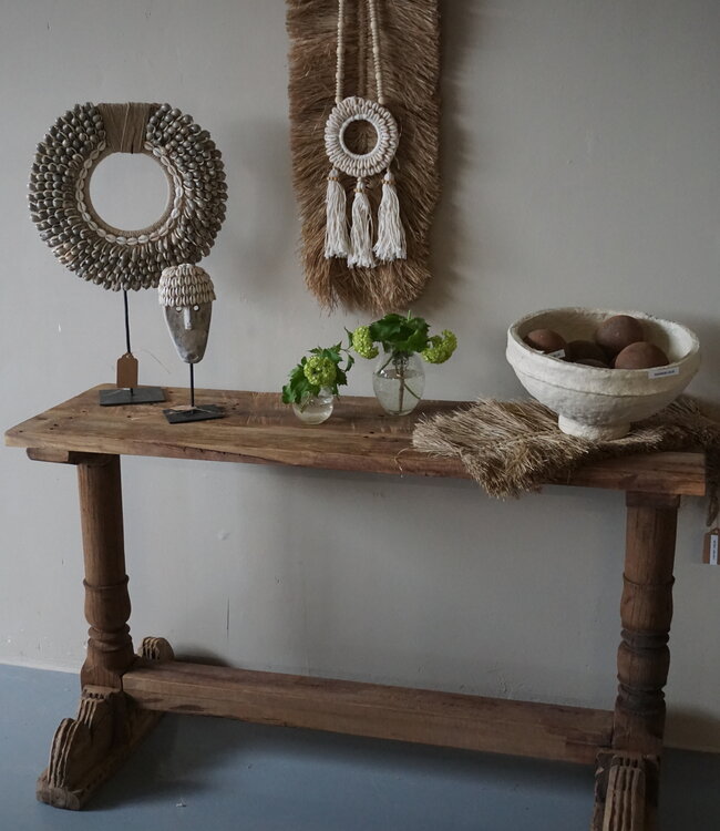 Rene Houtman Chinees Oud Houten Sidetable | H70 x B118 x D37,5 cm