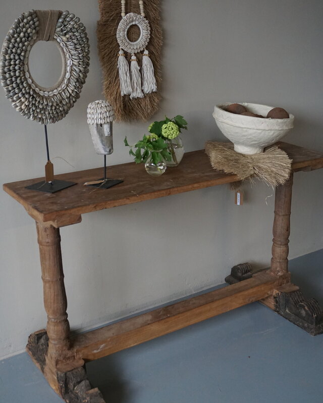 Rene Houtman Chinees Oud Houten Sidetable | H72 x B119 x D38 cm