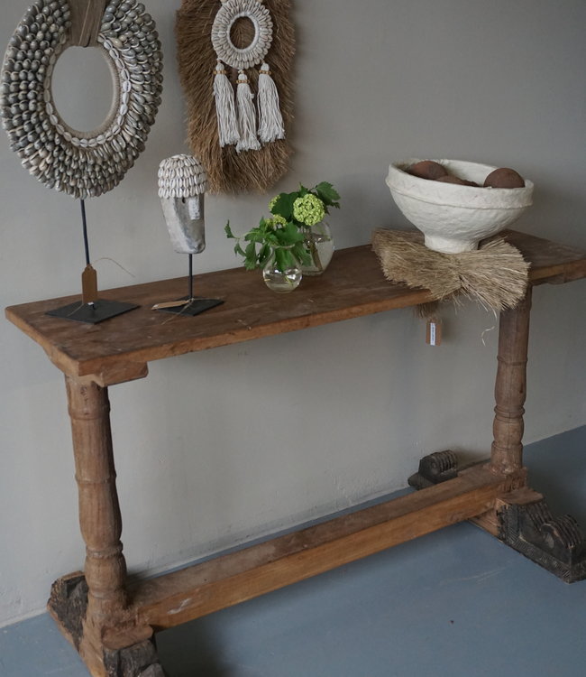 Rene Houtman Chinees Oud Houten Sidetable | H72 x B119 x D38 cm