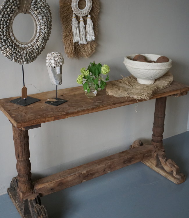 Rene Houtman Chinees Oud Houten Sidetable | H70 x B119 x D38 cm