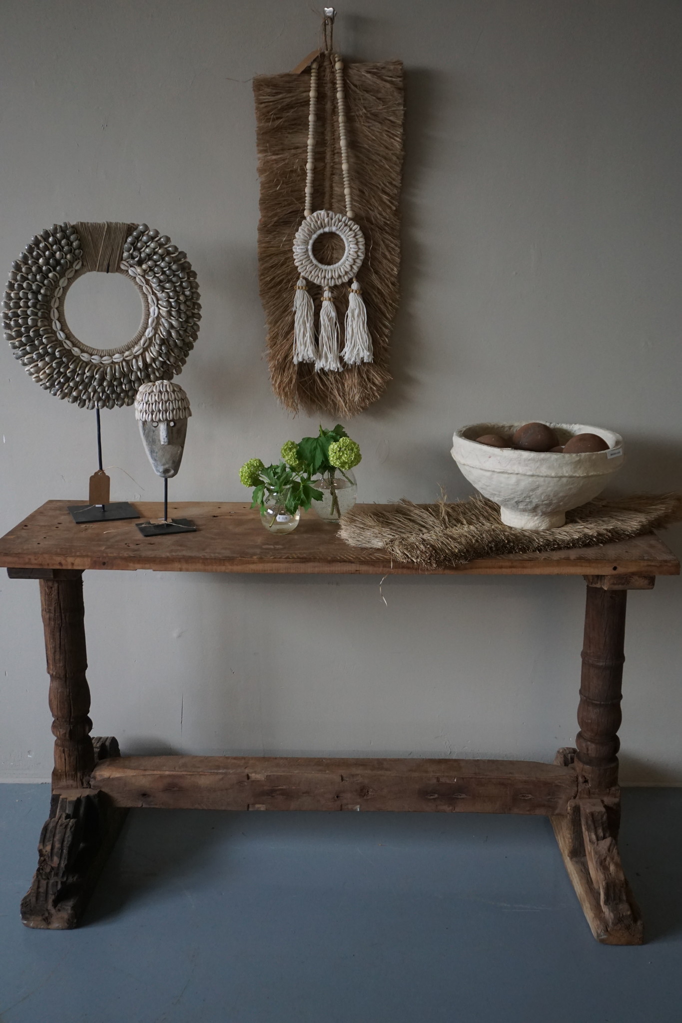 Rene Houtman Chinees Oud Houten Sidetable | H70 x B119 x D38 cm