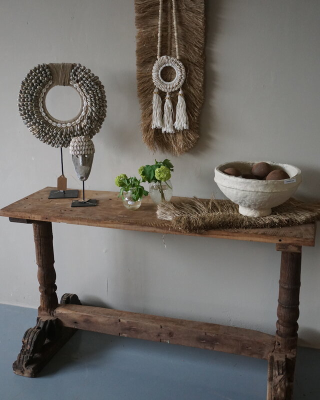 Rene Houtman Chinees Oud Houten Sidetable | H70 x B119 x D38 cm
