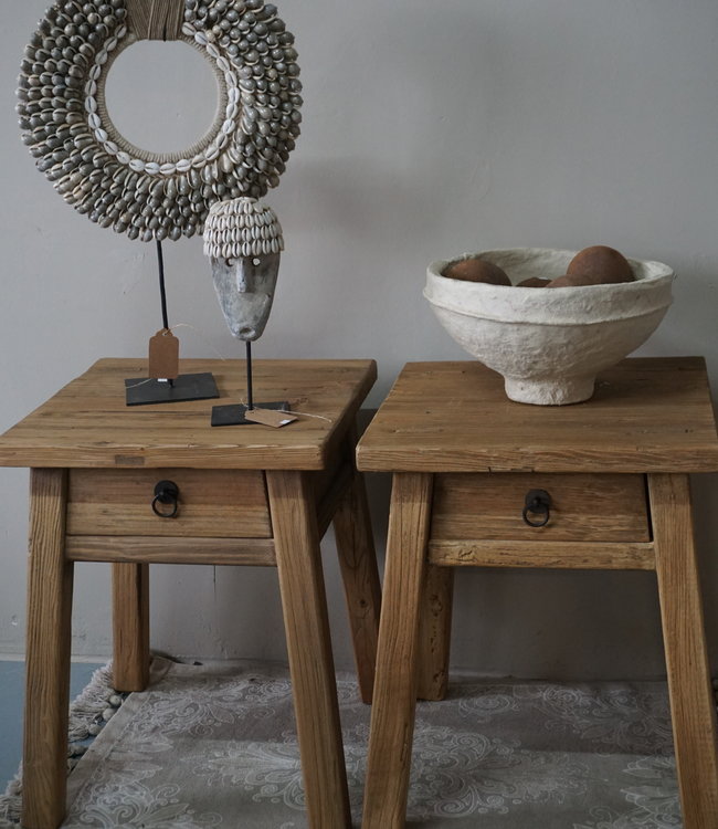 Rene Houtman Chinese Nachtkastjes | Set Van 2 | H53,5 x B41,5 x D42 cm