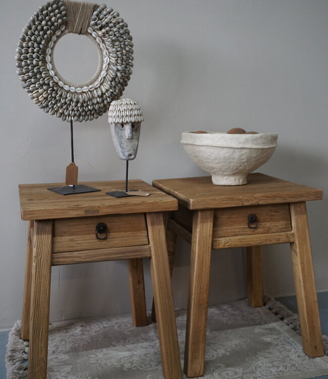 Rene Houtman Chinese Nachtkastjes | Set Van 2 | H53,5 x B41,5 x D42 cm