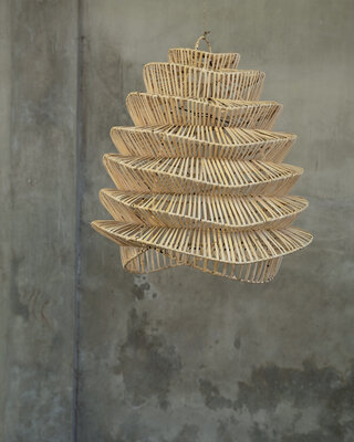 Bazar Bizar The Good Vibes Hanglamp - Naturel - H55 cm