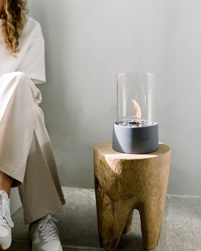 LEEFF Stonefire Sfeerhaard Tuinhaard Grijs Bio Ethanol