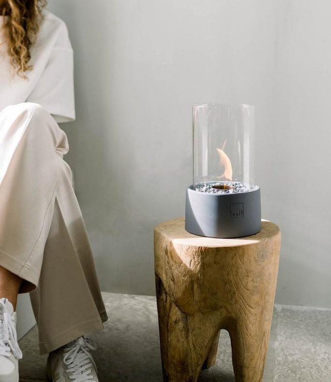 LEEFF Stonefire Sfeerhaard Tuinhaard Grijs Bio Ethanol