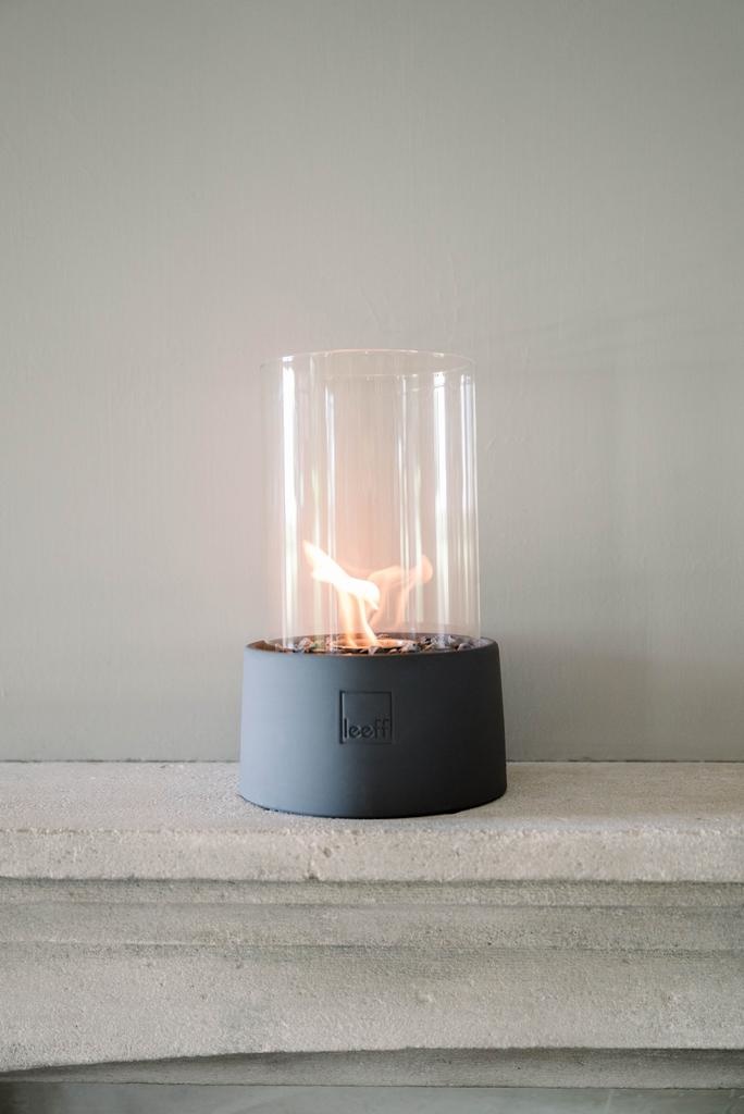 LEEFF Stonefire Sfeerhaard Tuinhaard Grijs Bio Ethanol