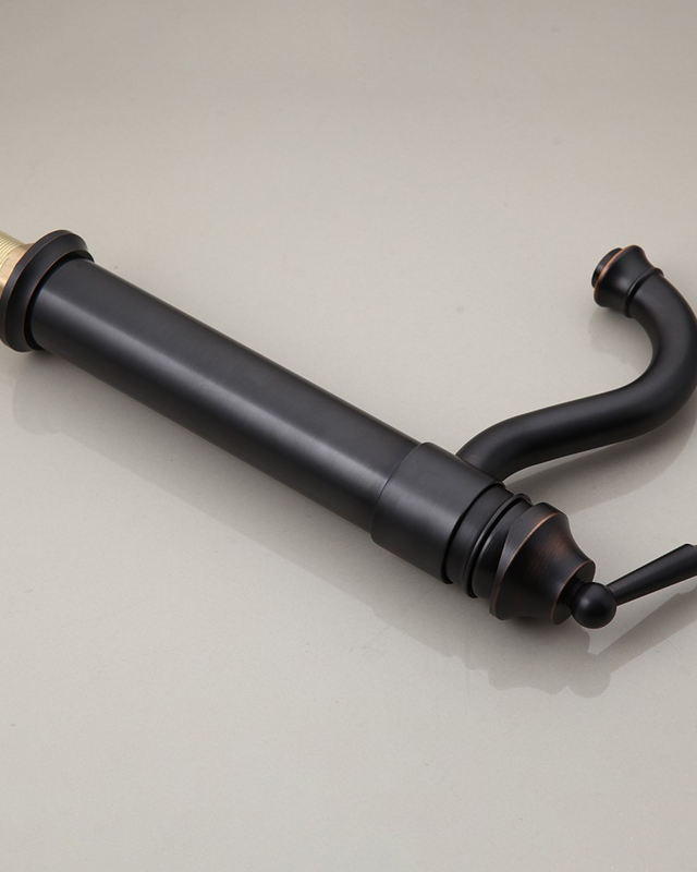 Rene Houtman Nostalgische Bronzen Wastafelkraan - H340 MM