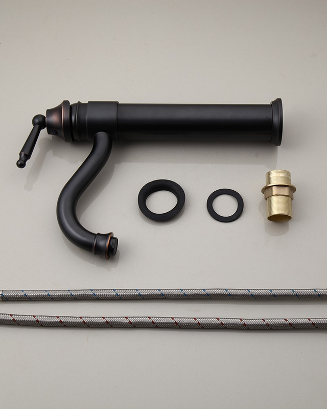 Rene Houtman Nostalgische Bronzen Wastafelkraan - H340 MM