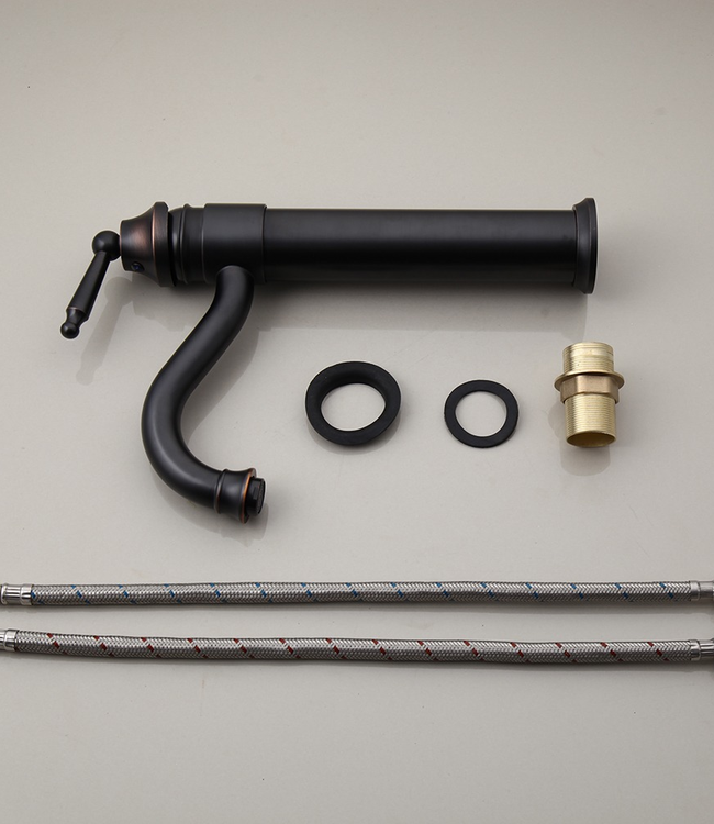 Rene Houtman Nostalgische Bronzen Wastafelkraan - H340 MM