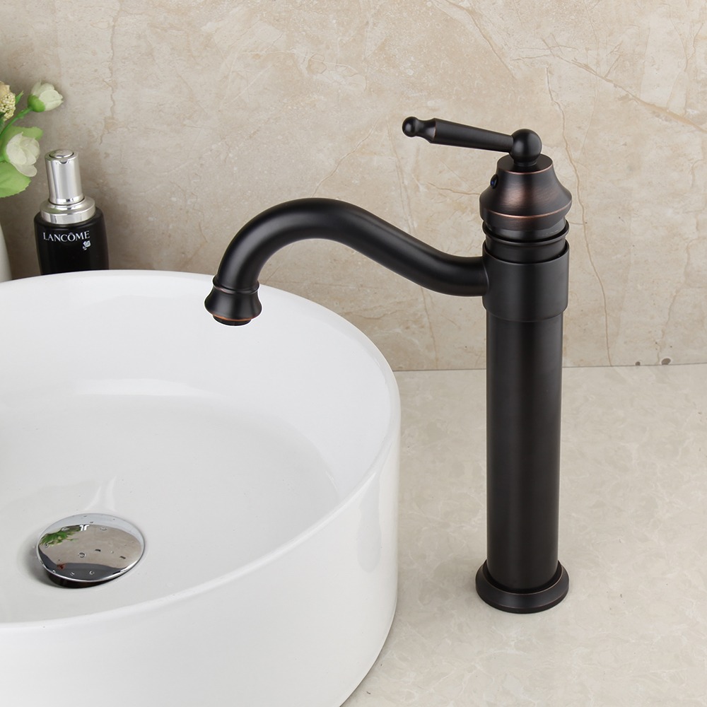 Rene Houtman Nostalgische Bronzen Wastafelkraan - H340 MM