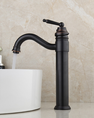 Rene Houtman Nostalgische Bronzen Wastafelkraan - H340 MM