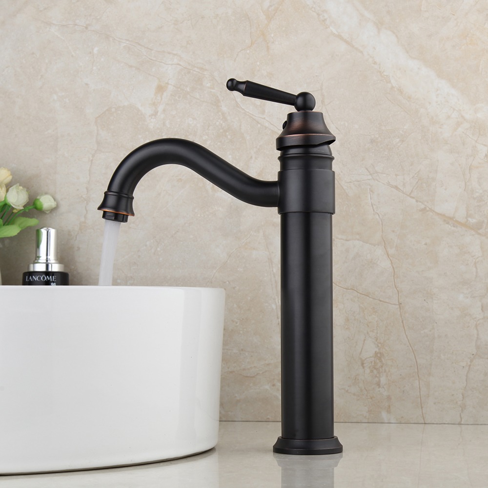 Rene Houtman Nostalgische Bronzen Wastafelkraan - H340 MM