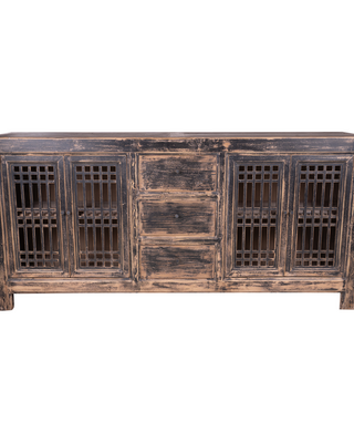 Rene Houtman Dressoir India 3 Lades 4-Deurs | H95 x B200 x D45