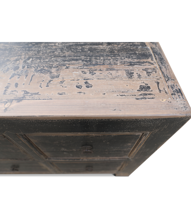 Rene Houtman Dressoir 10-Lades Zwart | H85 x B220 x D45 cm