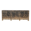Dressoir Zwart Hout 6-Deurs | H96 x B250 x D45 cm