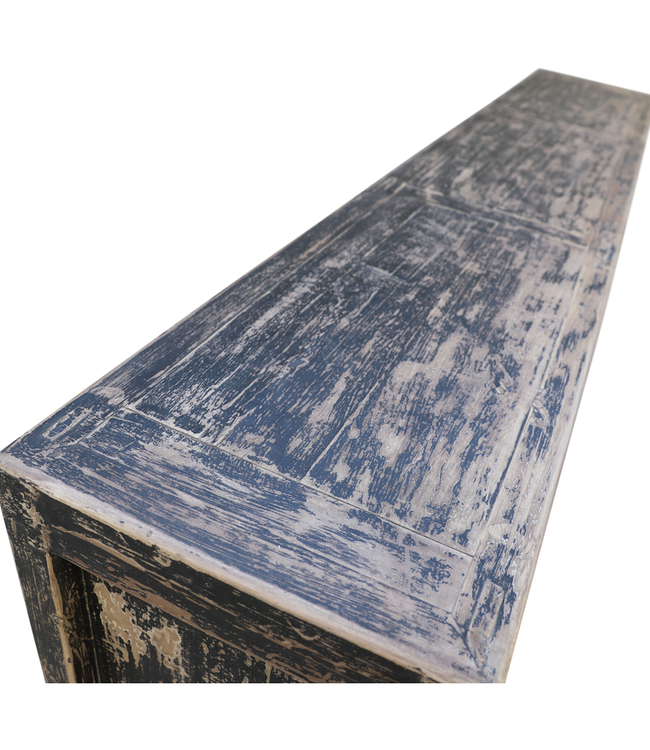 Rene Houtman Dressoir Zwart Hout 6-Deurs | H96 x B250 x D45 cm