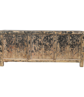 Rene Houtman Dressoir Zwart Hout 6-Deurs | H94 x B221 x D44 cm