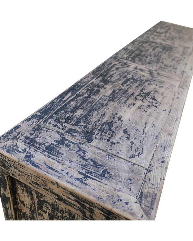 Rene Houtman Dressoir Zwart Hout 6-Deurs | H94 x B221 x D44 cm