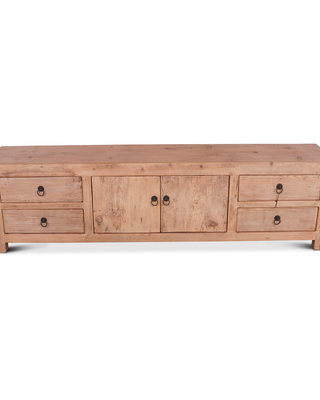 Rene Houtman TV-Dressoir Naturel 4-Lades 2-Deurs | H50 x B180 x D35