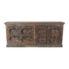 Dressoir Oud Hout Snijwerk 4-Deurs | H94 x B220 x D50 cm