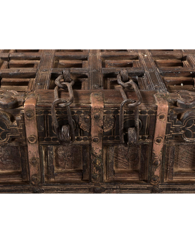Rene Houtman Toonbank Oud Hout Indisch | H115 x B161 x D45 cm
