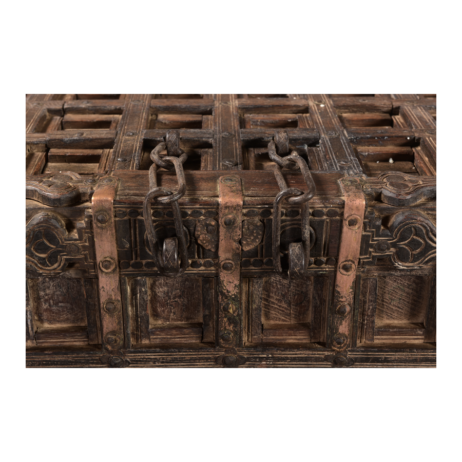 Rene Houtman Toonbank Oud Hout Indisch | H115 x B161 x D45 cm