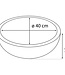 Differnz Waskom Terrazzo | Zwart Wit | Ø 40 x H15 cm