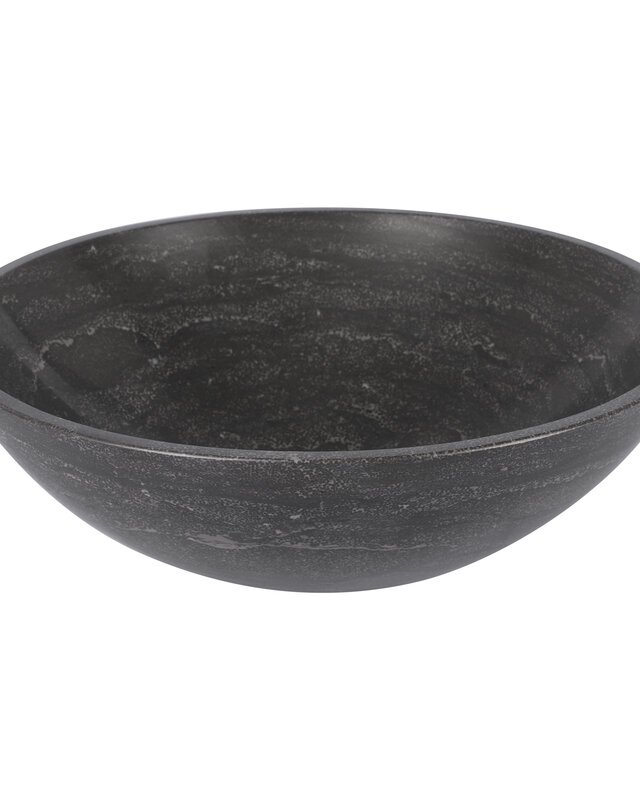 Differnz Waskom Limestone | Zwart | Ø 40 x H15 cm